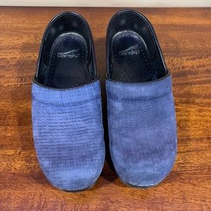 Dansko shoes size 38 blue fabric